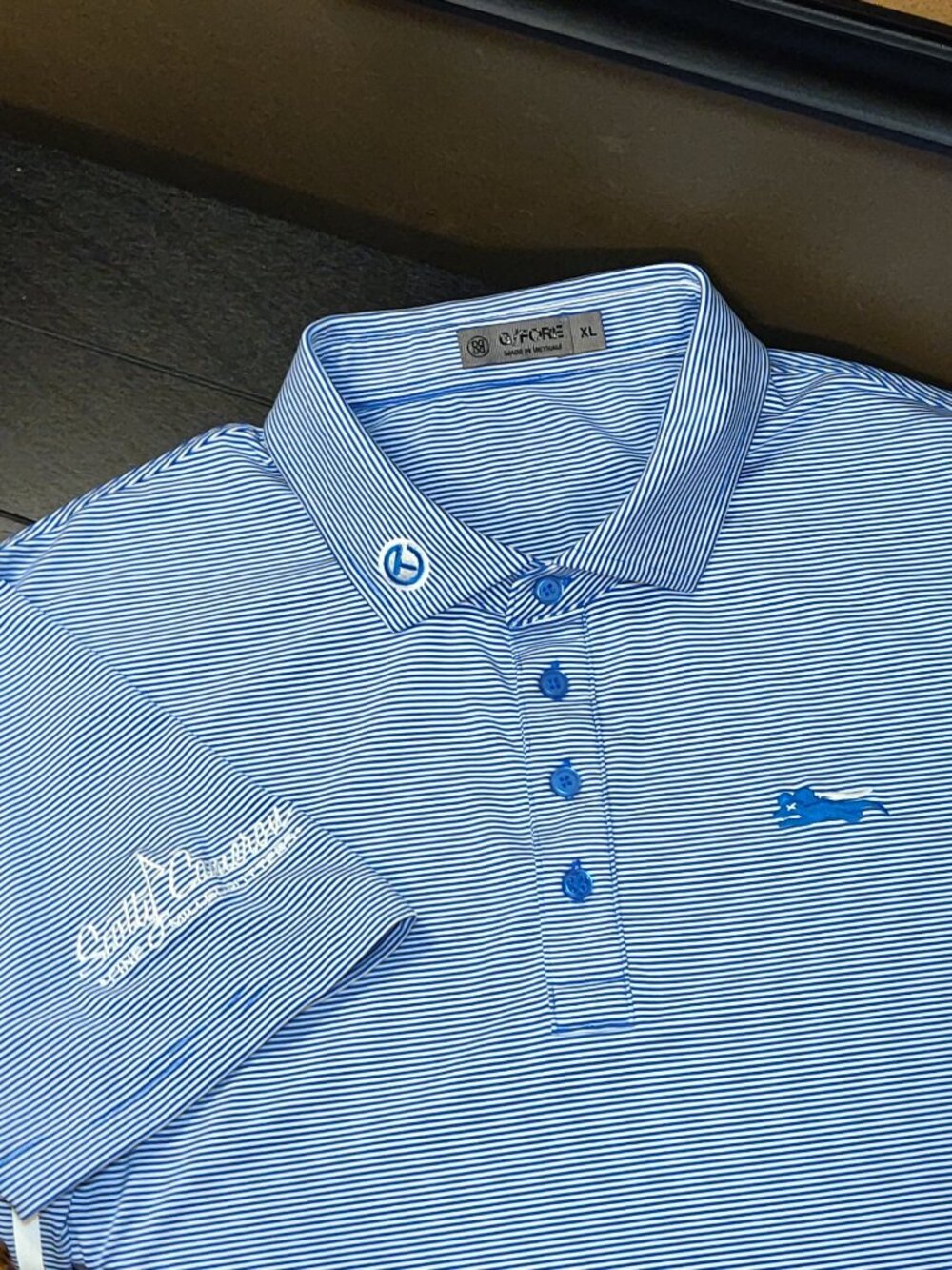 G/fore X Scotty Cameron RARE Collab Circle T Super Rat Stripe Golf Polo XL